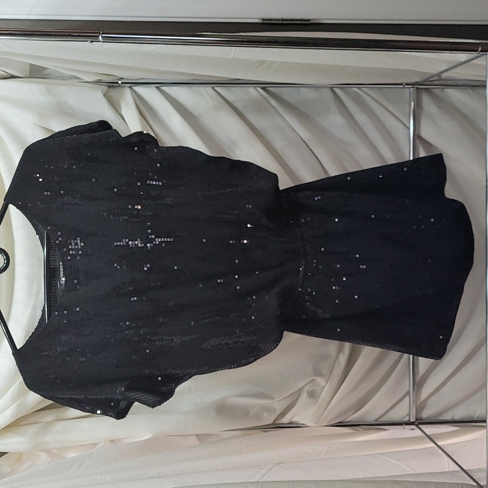 Express black sequence  party dress/Top